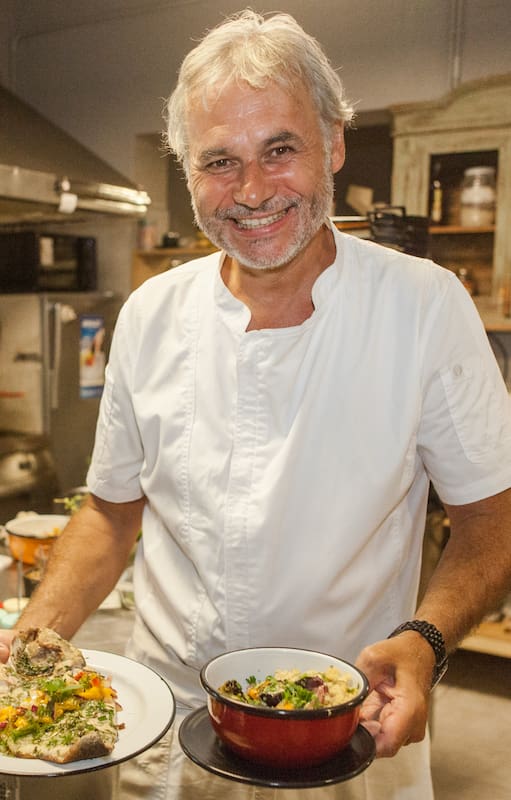 Sébastien Fouillade en su restaurante, Le Four.