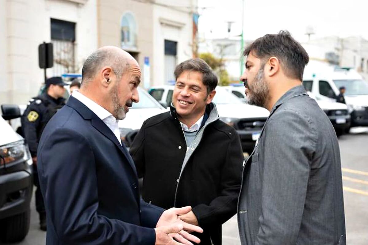 Secco, Kicillof y Bianco