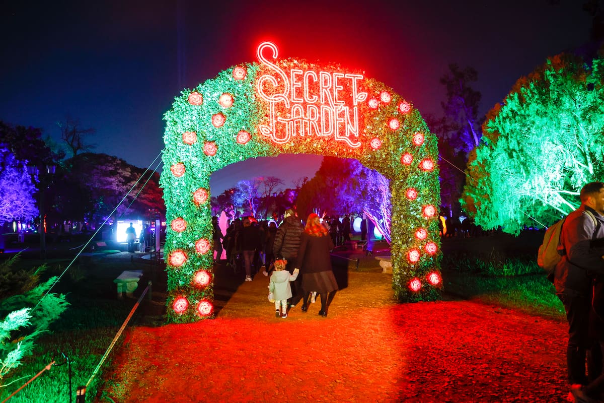 "Secret Garden" se hace en en el Rosedal de Palermo hasta el 31 de julio