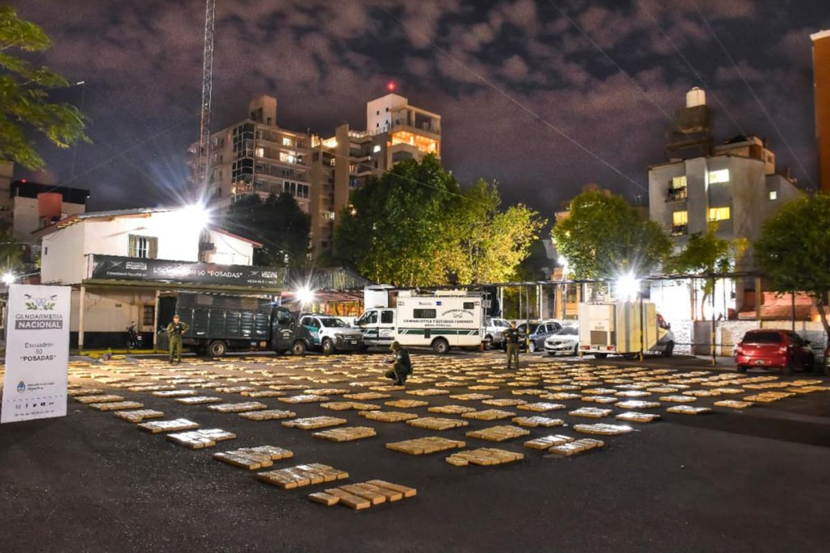 Secuestran casi dos toneladas y media de marihuana en una vivienda de Misiones