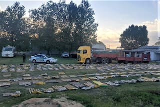 Secuestran más de cinco toneladas de marihuana ocultas en un semirremolque