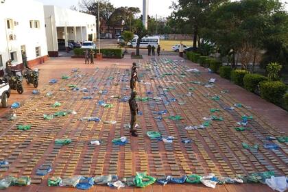 Secuestran tres toneladas y media de marihuana en Formosa