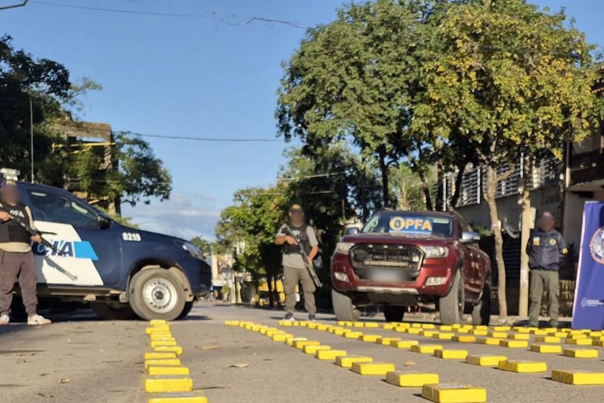 Secuestraron casi 158 kilos de cocaína
