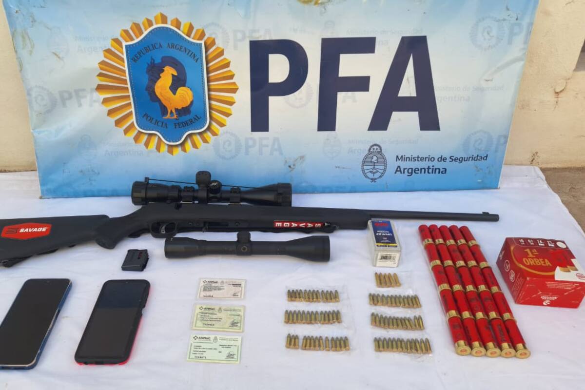 Secuestro de armas en manos de narcos en Santa Fe