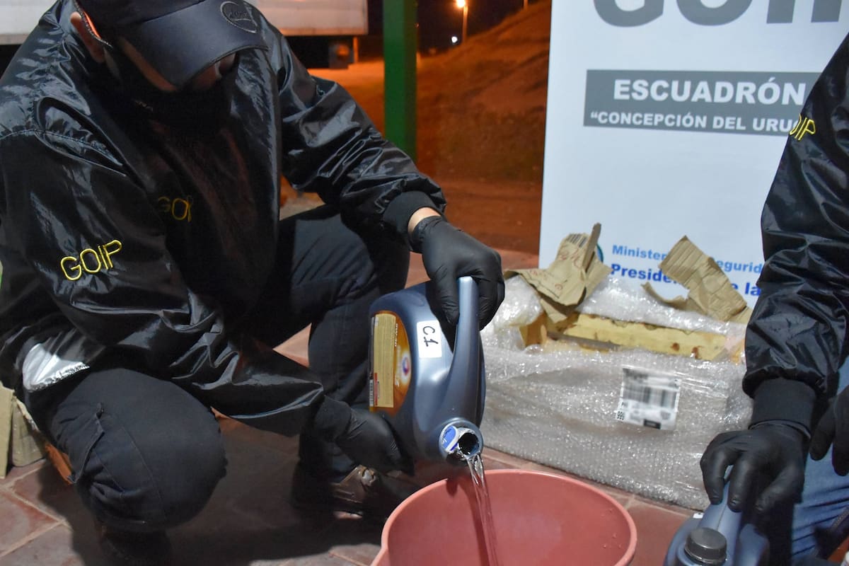Secuestro de ketamina, marihuana y metanfetamina en Entre Ríos