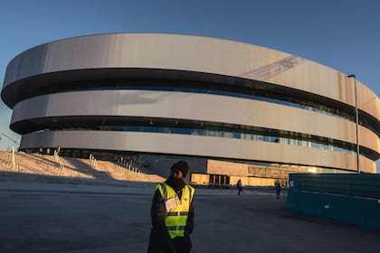 El Milano Santa Giulia Ice Hockey Arena se encuentra protegido a pocos días del comienzo de los Juegos Olímpicos