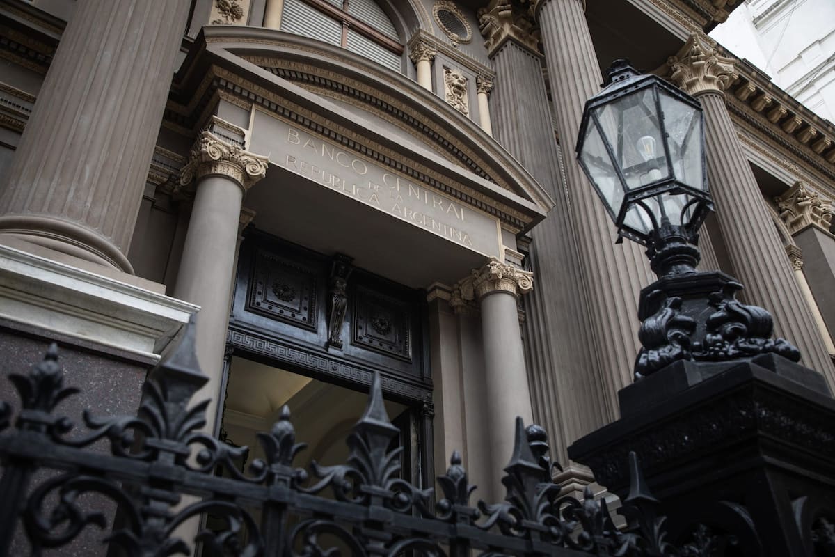Sede del Banco Central de la República Argentina en la ciudad de Buenos Aires.