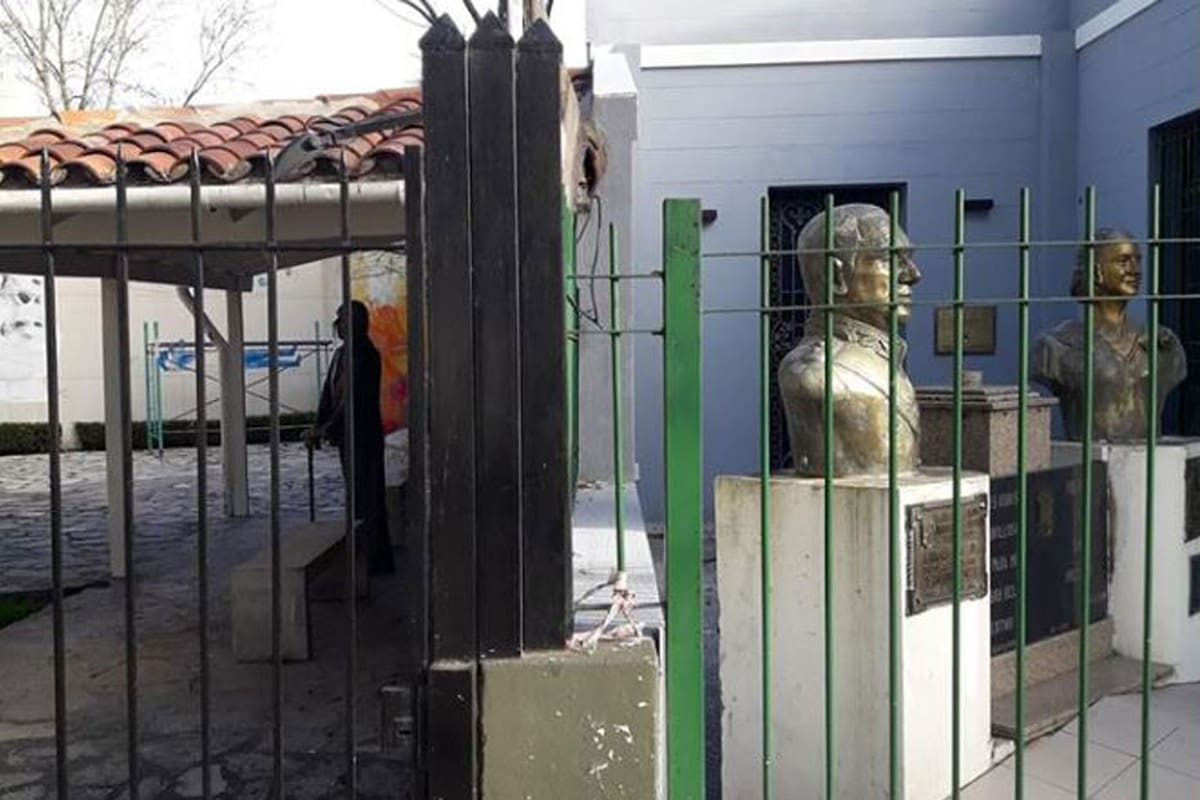 Sede del Partido Justicialista vecina de la Casa Borges en Adrogué