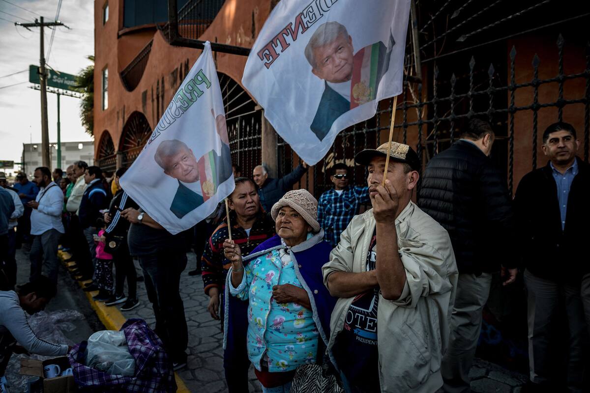 Seguidores de AMLO, en Reynosa