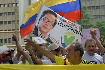 Seguidores de Petro le mostraron su apoyo en las calles de Cali y otras ciudades durante su reunión con Trump