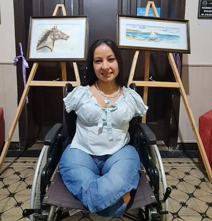 Según afirmó, la pintura es su cable a tierra