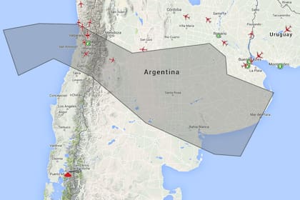 Según AirLive.net, la nube de cenizas del Calbuco se está desplazando al norte e impactará en vuelos comerciales