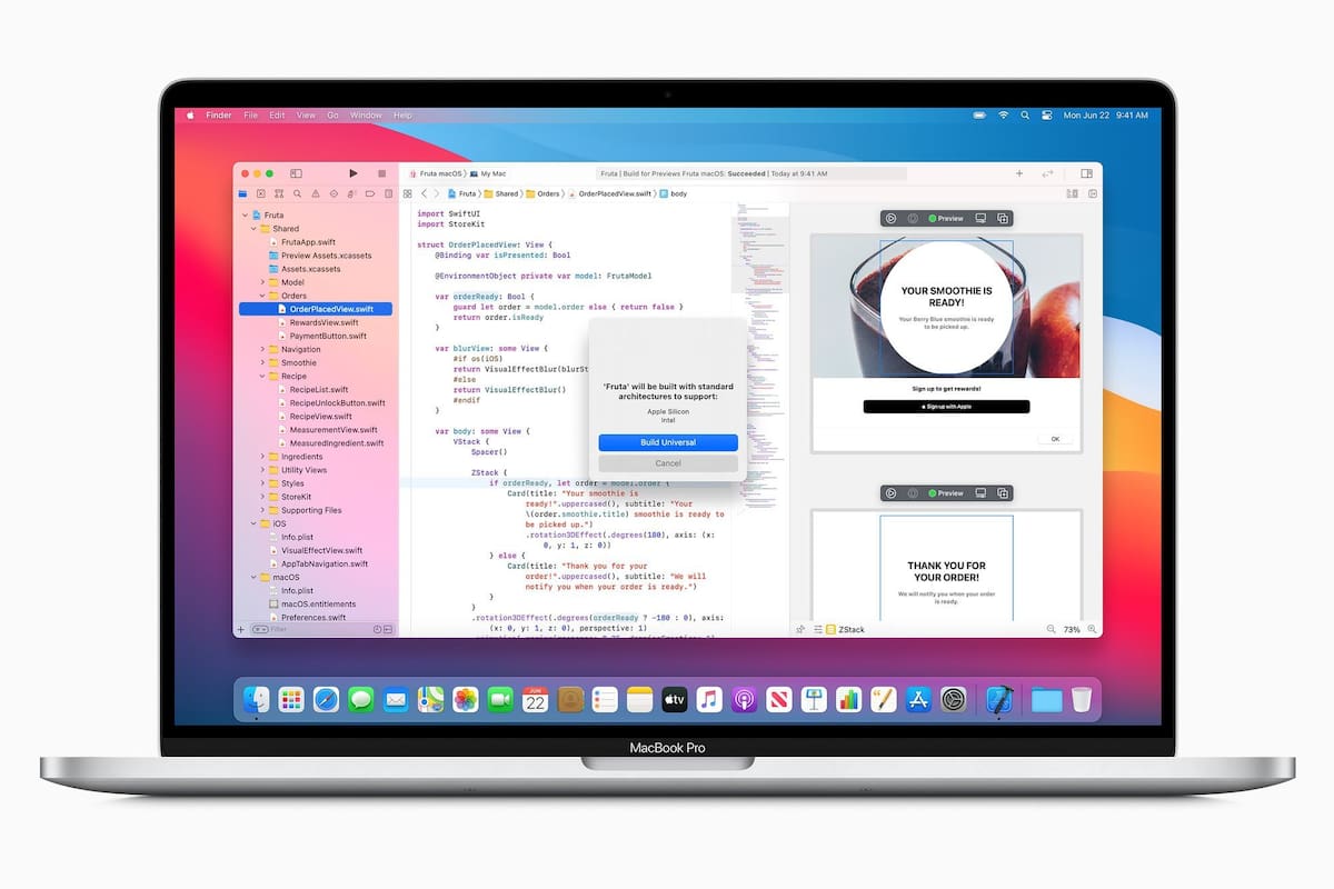 Según Apple, a fin de año llegarán las nuevas computadoras de dejan de usar procesadores de Intel para usar otros similares al del iPhone