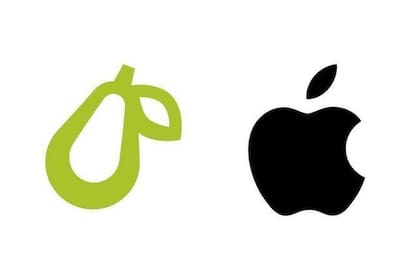 Según Apple, el logo de la aplicación Prepear con forma de pera se asemeja mucho a la manzana mordida y exige que la start-up especializada en recetas saludables deje de utilizar el diseño basado en la fruta