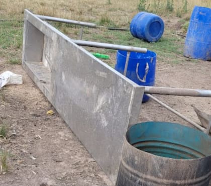Según contó la productora, además de robar los animales, rompieron una mesa y abrieron la puerta de la huerta familiar. Entraron todos los animales y la destruyeron
