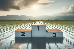 Revelan cómo responden cuatro cultivos ante las inundaciones