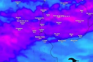 Se viene una semana de contrastes con lluvias y tormentas de "corta duración", ascenso térmico y una posible ciclogénesis