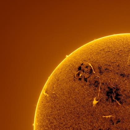 Según explicó Eduardo Schaberger Poupeau, la llama ardía a 5600°C
