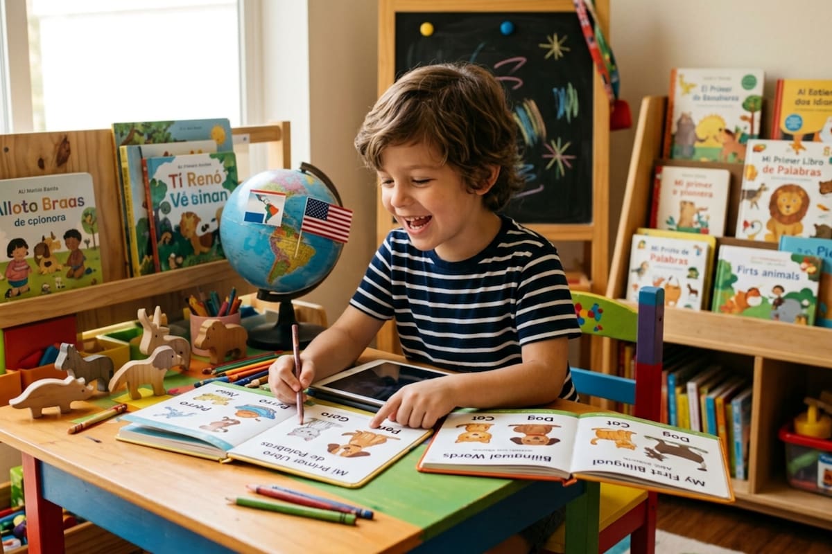 Según explicó el especialista español, el sistema nervioso infantil atraviesa los primeros años una fase de máxima sensibilidad para incorporar nuevos dialectos y sonidos con fluidez natural (Foto: Ilustrativa IA)