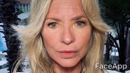 Según FaceApp la China Suárez mantendrá su belleza intacta en unas décadas