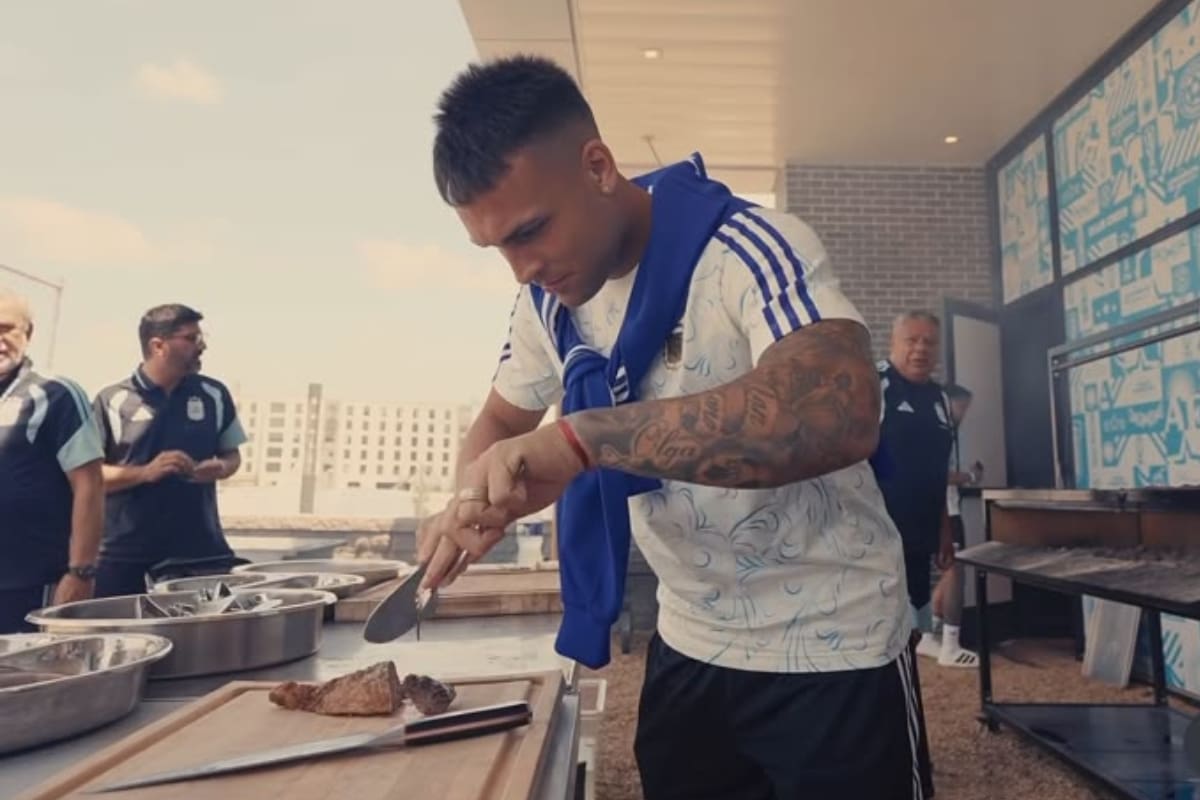 Según indicaron en LN+, llevaron más 500 kilos de carne a la Copa del Mundo