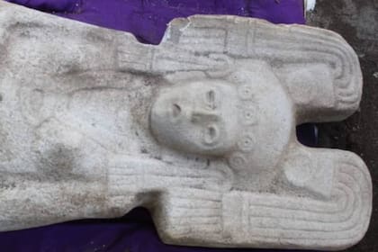 Según los investigadores, la escultura encontrada podría haber sido realizada en referencia a una gobernanta de la etapa prehispánica.