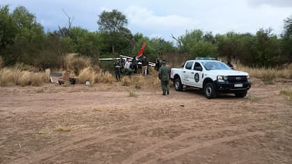 Según los peritajes, la frondosa vegetación del monte sirvió para amortiguar la caída de la avioneta con 364 kilos de cocaína