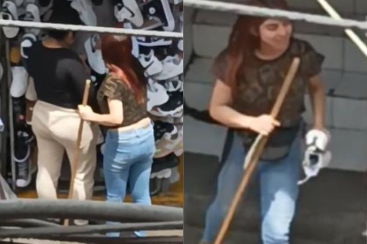 Según los usuarios, agrandar zapatos es una supuesta práctica común en el comercio (Foto: TikTok @ronaldph30)