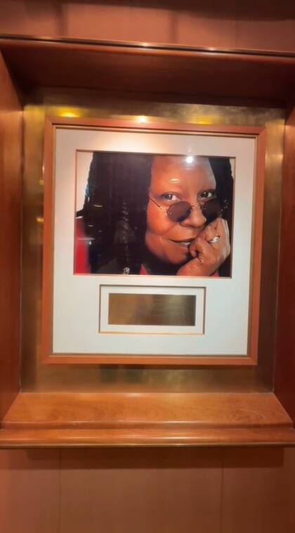 Según reveló Marc, la madrina del crucero es Whoopi Goldberg