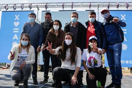 Según sus organizadores, del acto participaron más de 5.000 personas