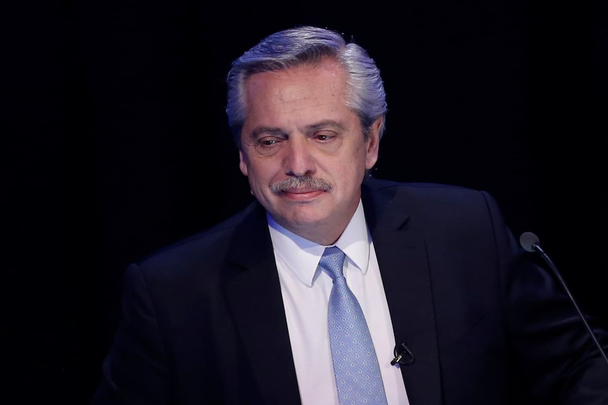 Segundo debate presidencial 2019 en la Facultad de Derecho, entre Mauricio Macri, Alberto Fernandez, Roberto Lavagna, Jose Luis Espert, Nicolas Del Caño y Juan Jose Gomez Centurion. 20/10/19