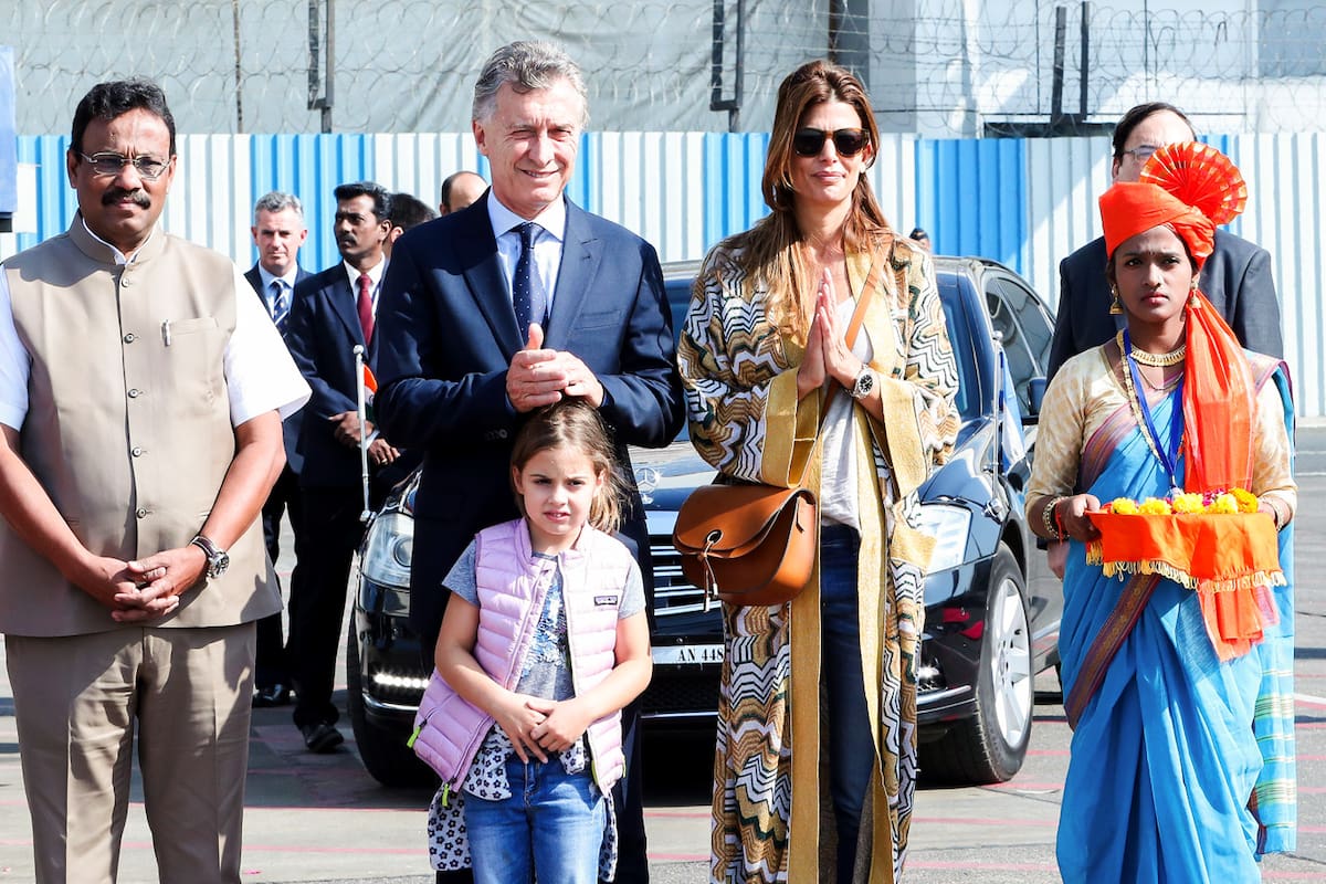 Segundo día de la agenda oficial en la India. Mauricio Macri durante su gira por Asia
