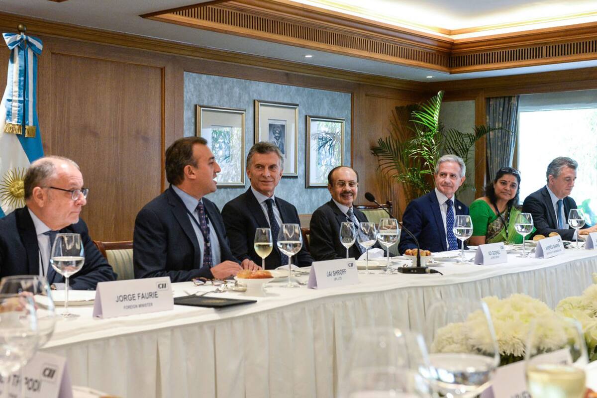 Segundo día de la agenda oficial en la India. Mauricio Macri durante su gira por Asia