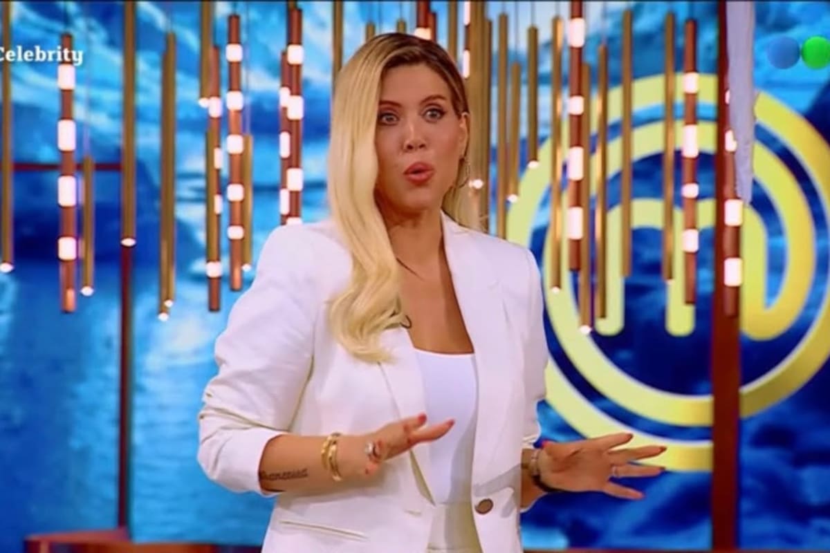 Segundo día de Masterchef celebrity, wanda nara