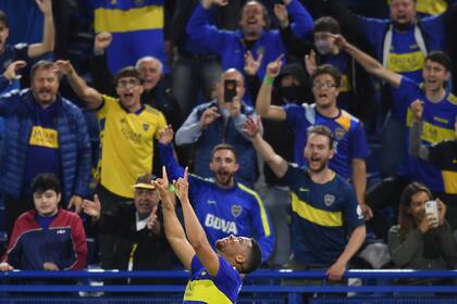 Segundo partido en el que la Bombonera volvió a recibir a los hinchas, que festejaron el triunfo ante Godoy Cruz