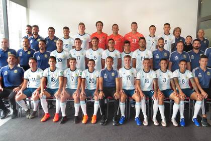 Seleccionado argentino sub 20 para el Mundial Polonia 2019.