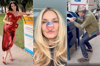 Selena Gomez, Michelle Pfeiffer y Kevin Bacon ya votaron