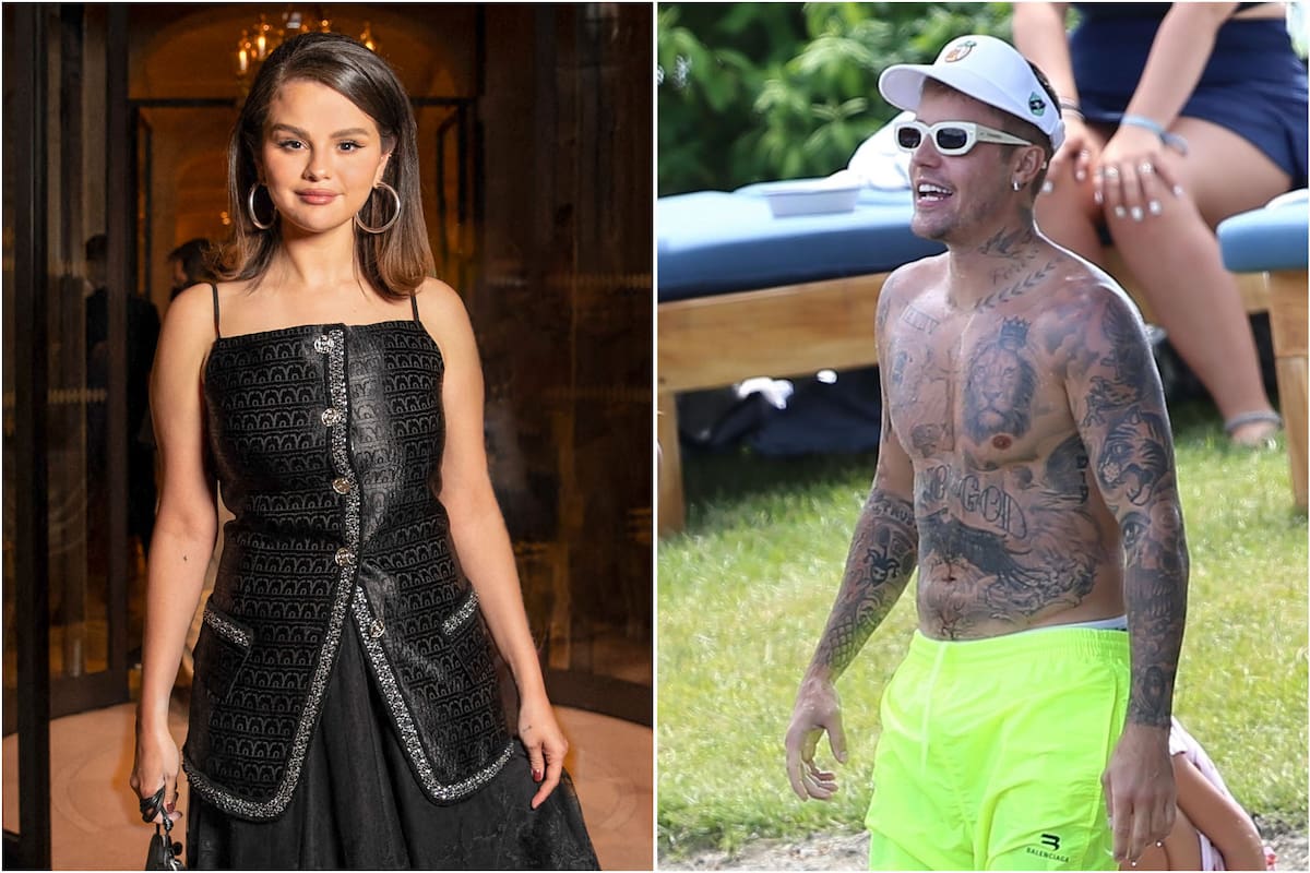 Selena Gomez, muy elegante en París y Justin Bieber, bien relajado, con look veraniego