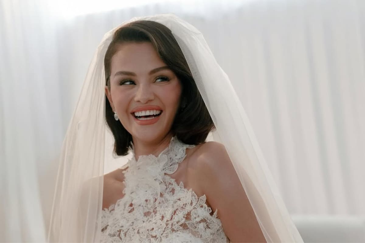 Selena Gomez vistió un vestido personalizado de Ralph Lauren (Foto: Instagram @selenagomez)