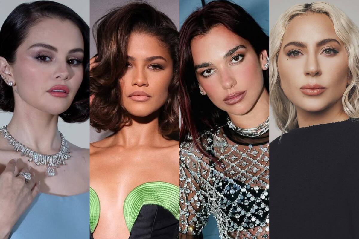Selena Gomez, Zendaya, Dua Lipa y Lady Gaga son algunas de las celebridades que están comprometidas (Foto: Instagram @selenagomez / @zendaya / @dualipa / @ladygaga)