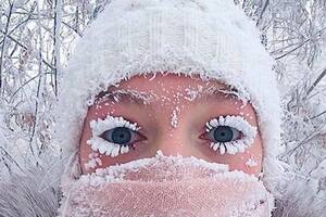 Selfie bajo cero.