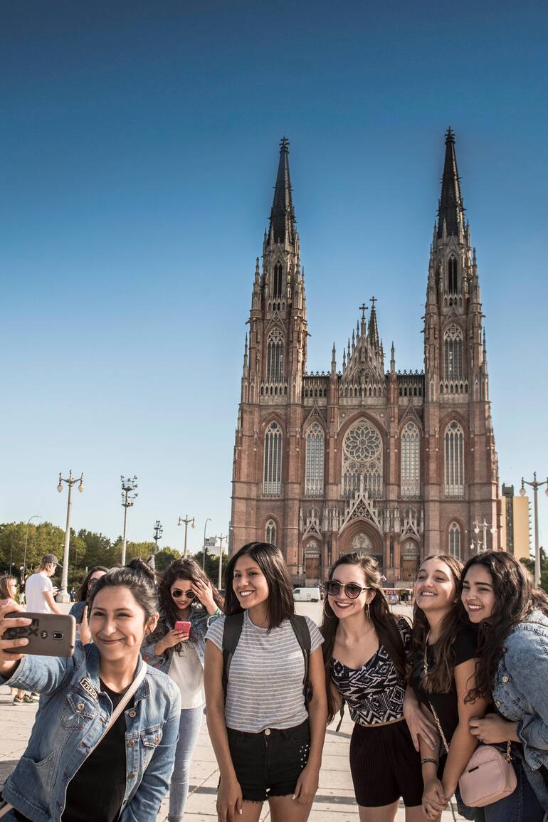 Selfie grupal en la Catedral.