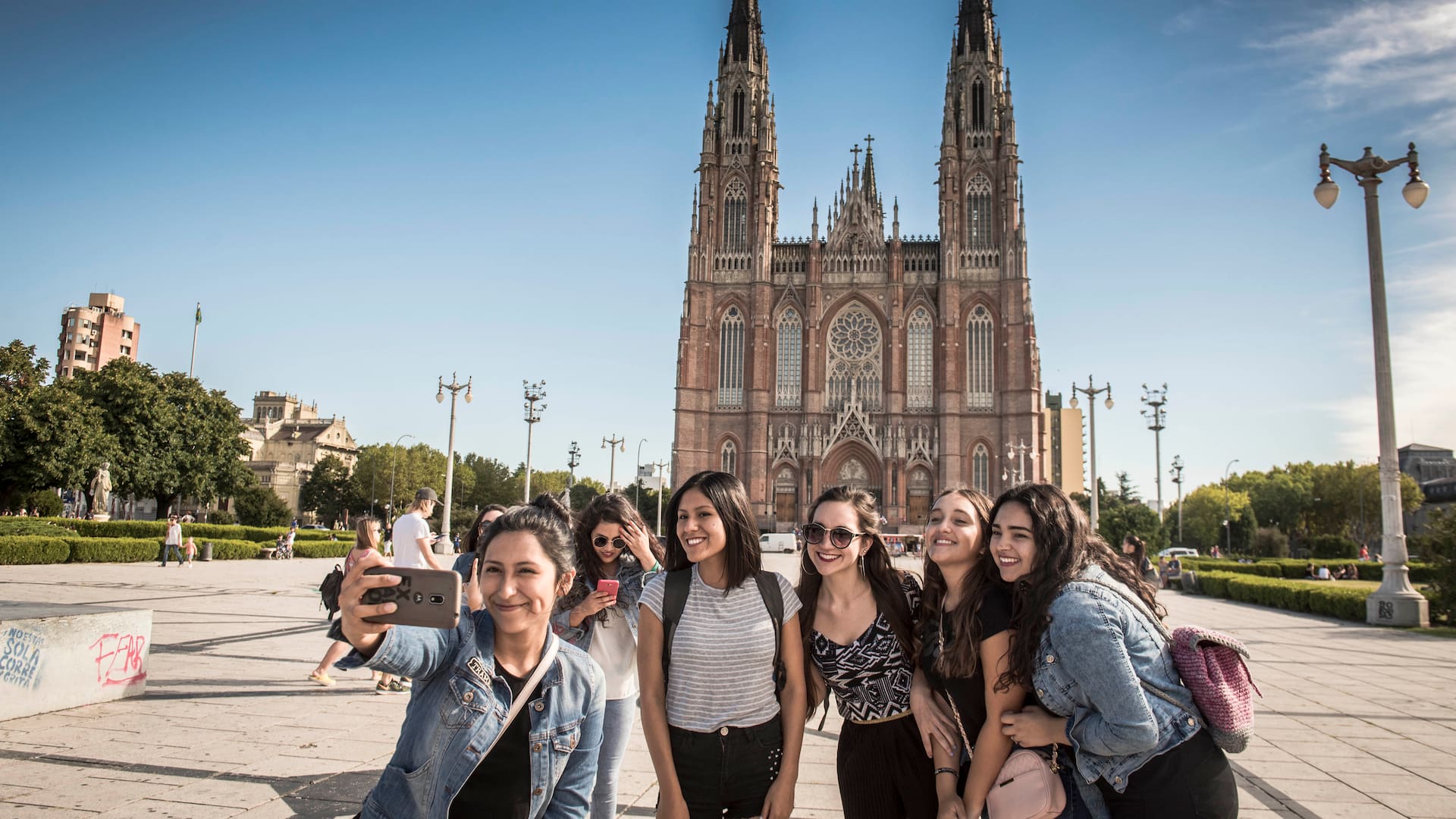 Selfie grupal en la Catedral.