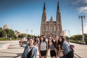 Selfie grupal en la Catedral.