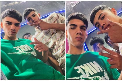 Selfies obtenidas en el interior del penal en las que Mereles aparece acompañado por otro interno señalado en la investigación como miembro de la Banda del Millón