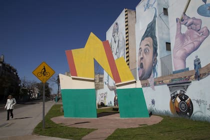 Sello propio, el arte es uno de los íconos del lugar.