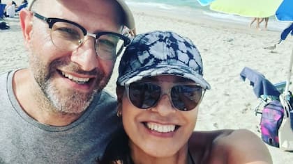 Seltzer y su esposa, Laura Leguizamón