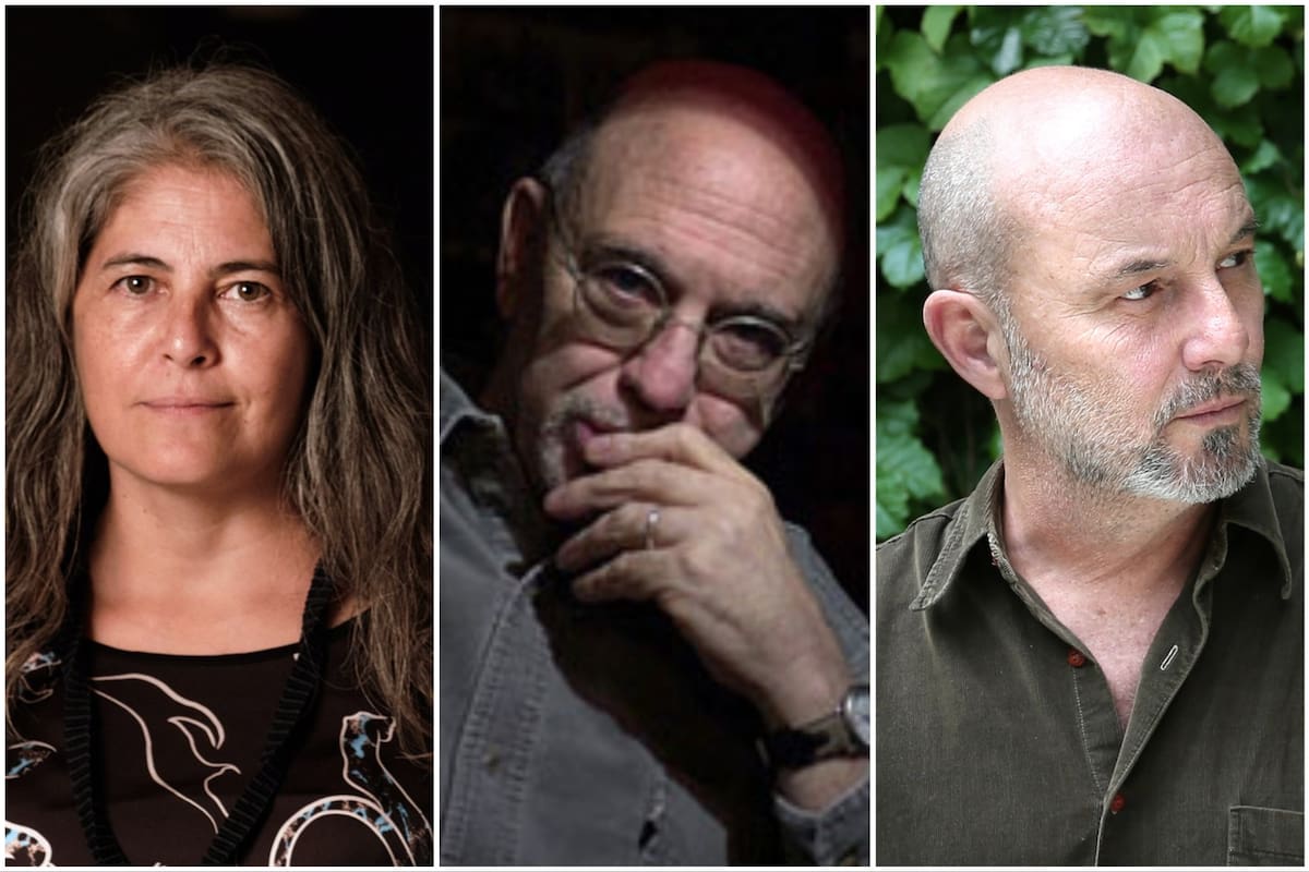 Selva Almada, Vicente Battista y Sergio Bizzio