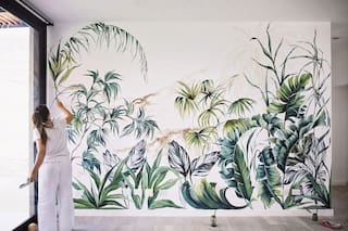 Murales y papeles. Con esencia botánica