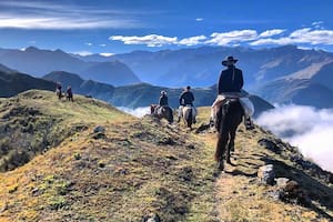 Semana Santa: la cabalgata es una actividad que llena el corazón, porque se recorren lugares solitarios, no modificados por el hombre, que dan una sensación de plenitud importante